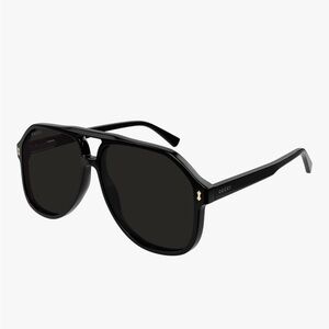 Gucci Black Aviator Sunglasses